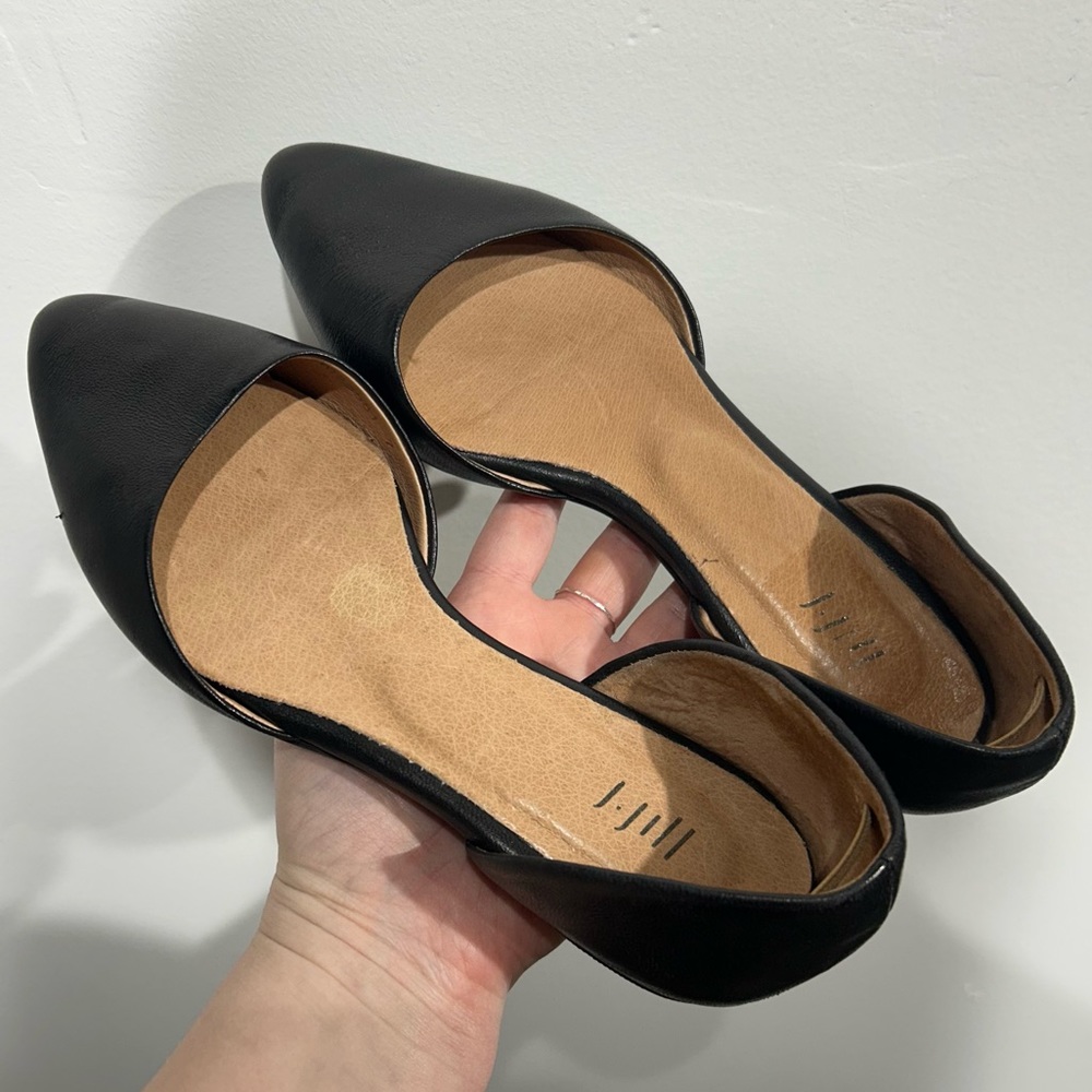 J.Jill d’Orsay Leather Flats